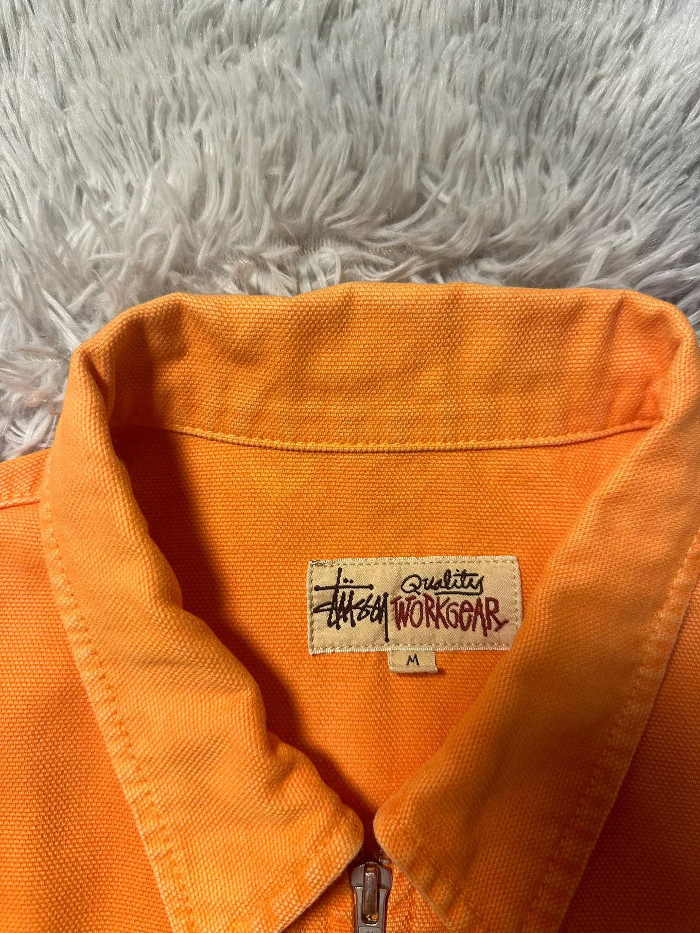 Stussy Stussy FW22 Men's Washed Work Jacket Size US M / EU 48-50 / 2 - 5 Thumbnail