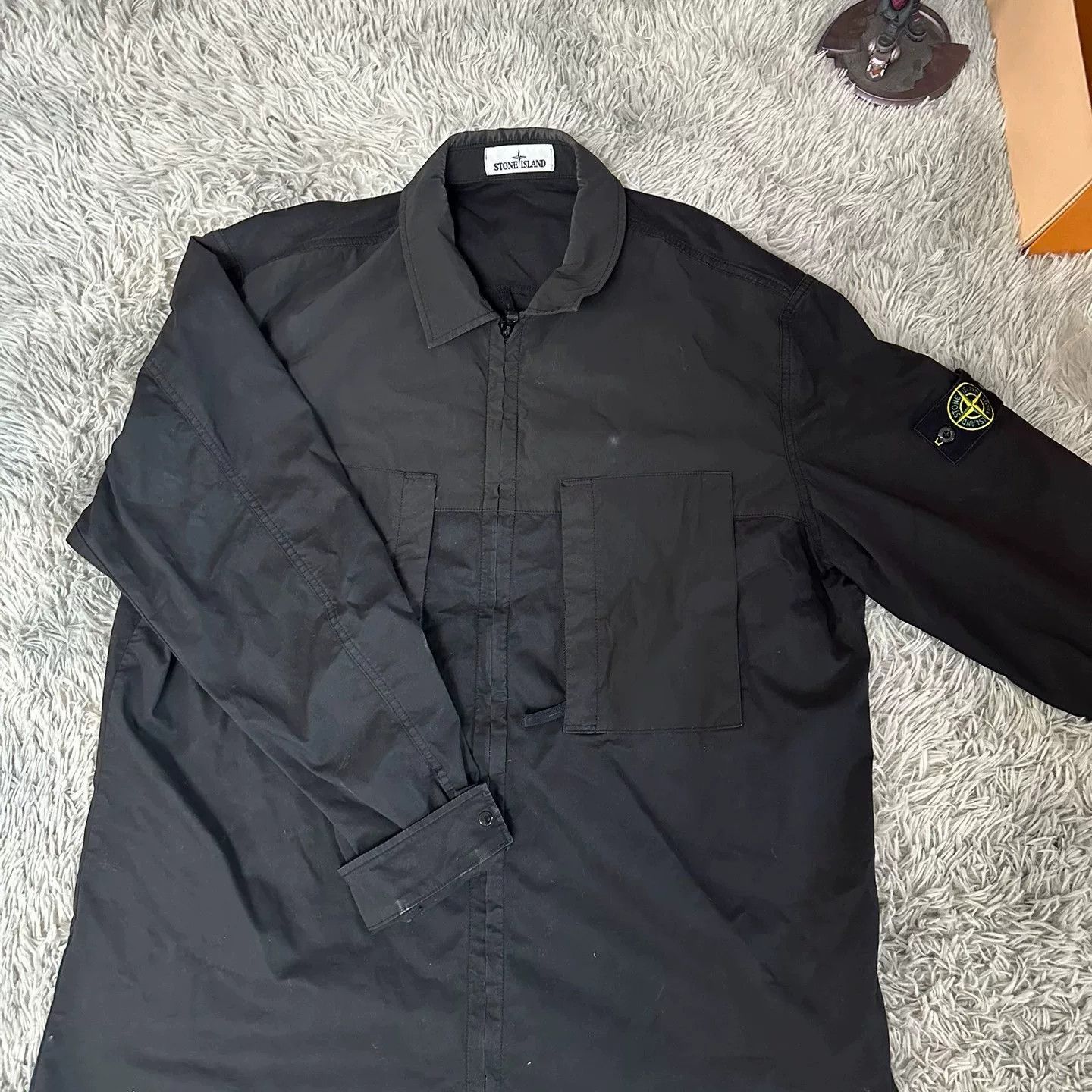 Stone Island Stone Island Black Patch Spliced Jacket Size US XXL / EU 58 / 5 - 6 Thumbnail