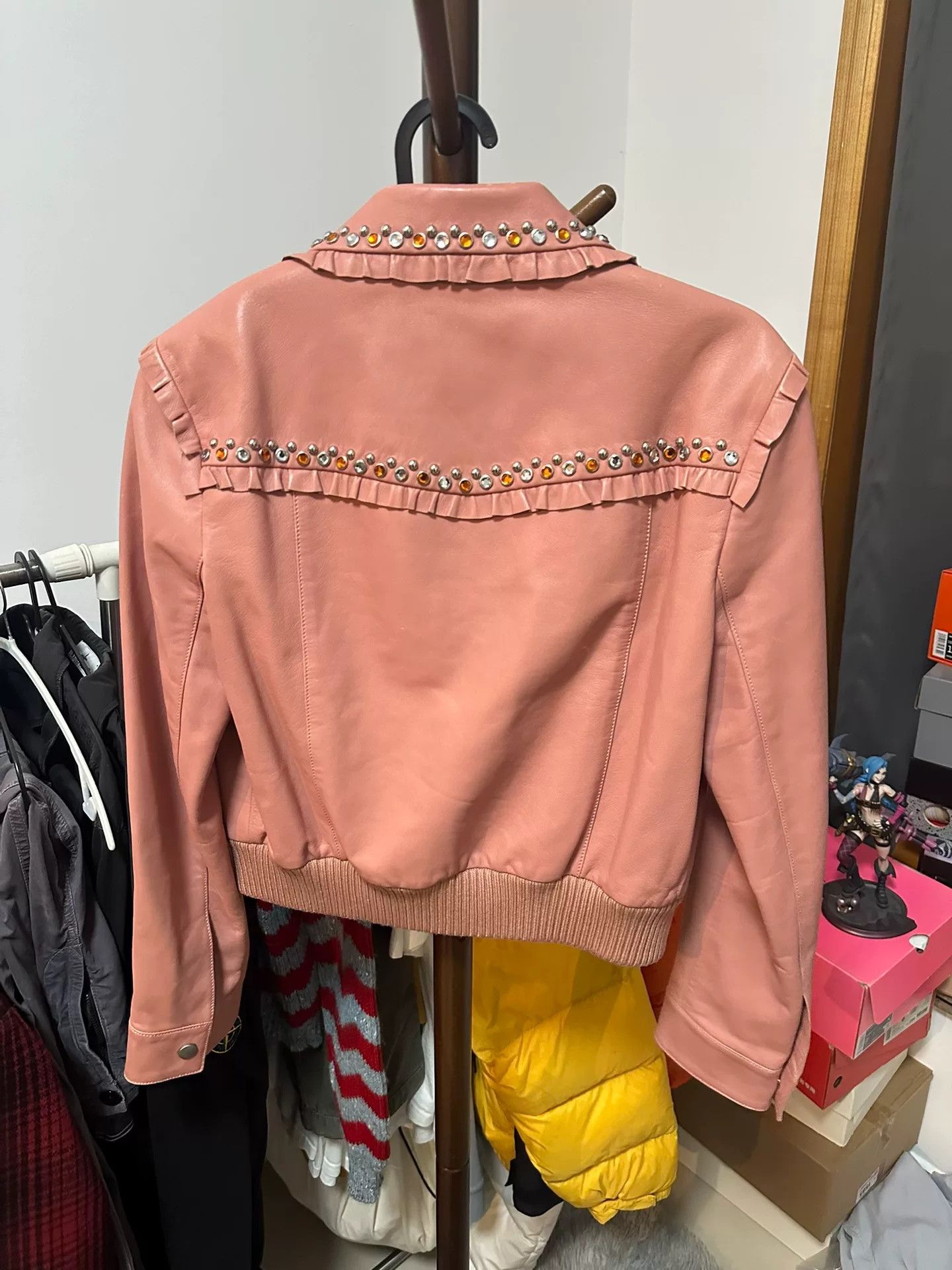 Miu Miu MiuMiu High-Waist Rivet Denim Jacket Size M / US 6-8 / IT 42-44 - 2 Thumbnail