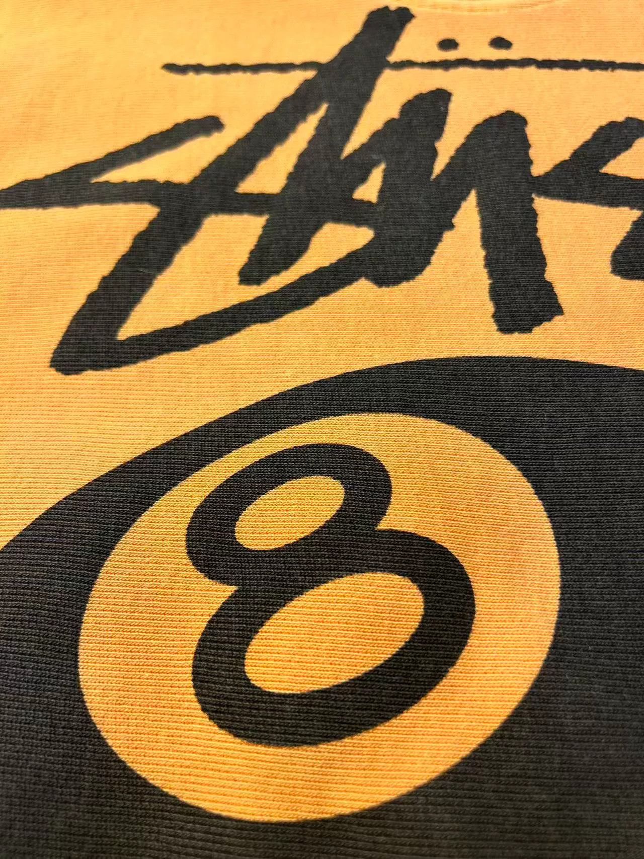 Stussy Stussy 8 Ball Print Orange Crewneck Size US L / EU 52-54 / 3 - 6 Thumbnail