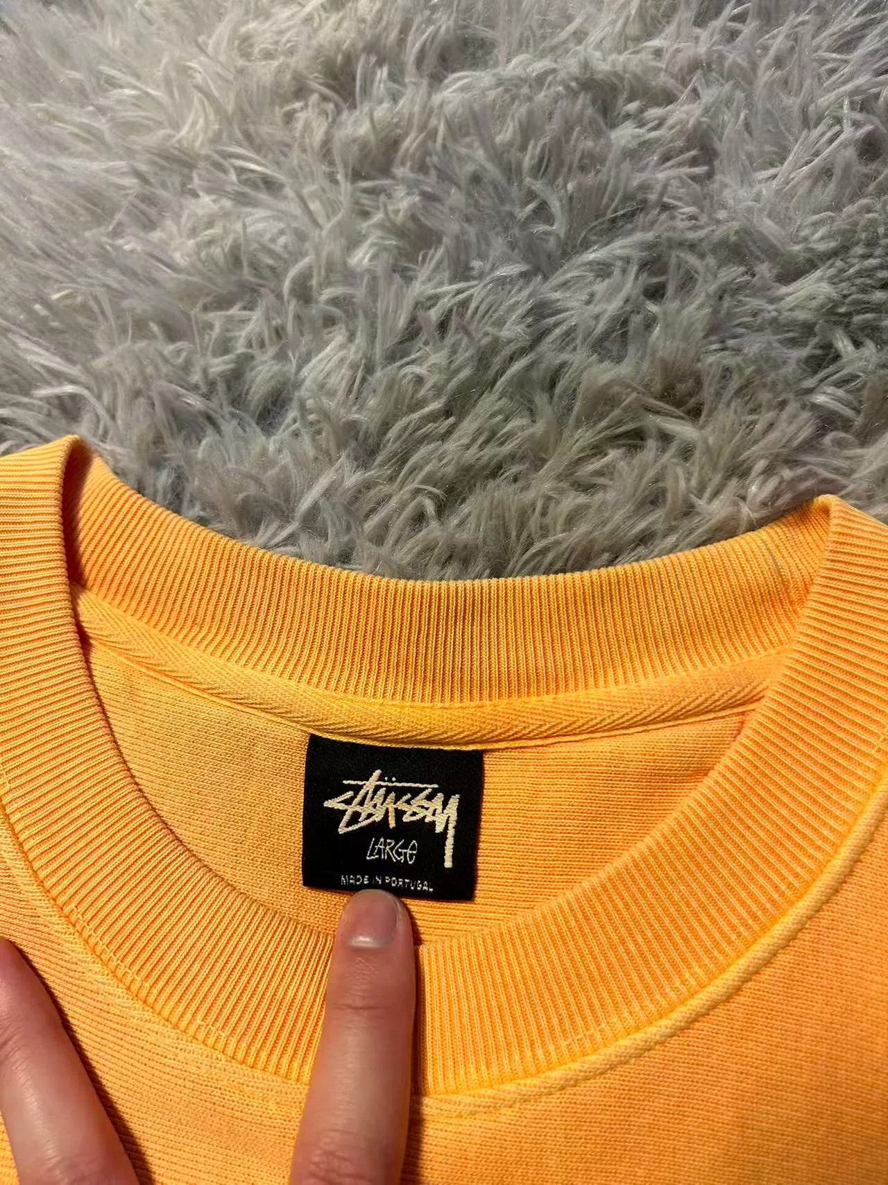 Stussy Stussy 8 Ball Print Orange Crewneck Size US L / EU 52-54 / 3 - 5 Thumbnail