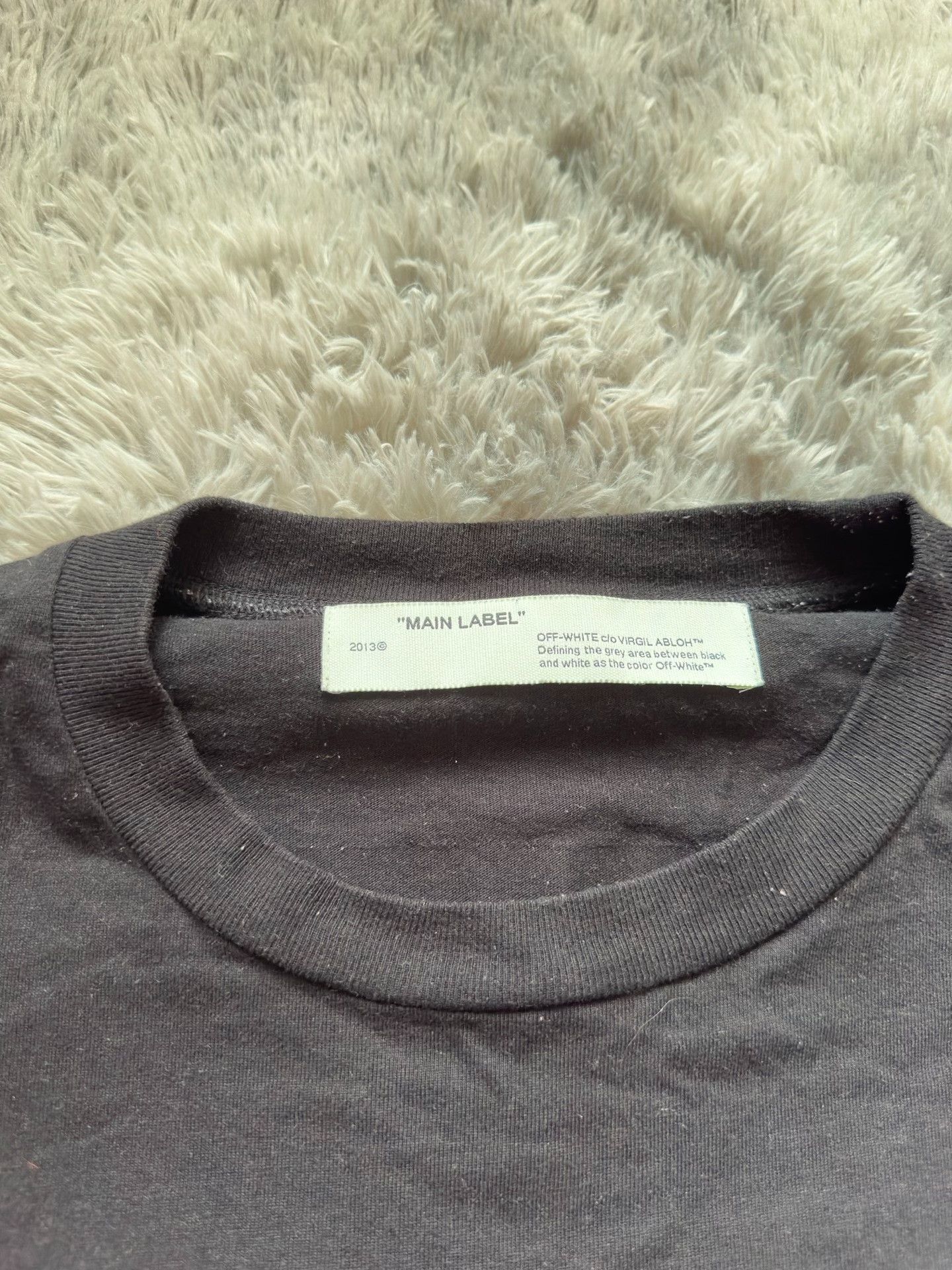 Off-White Off-White Black Gold Foil Tape Tee Size US L / EU 52-54 / 3 - 4 Thumbnail