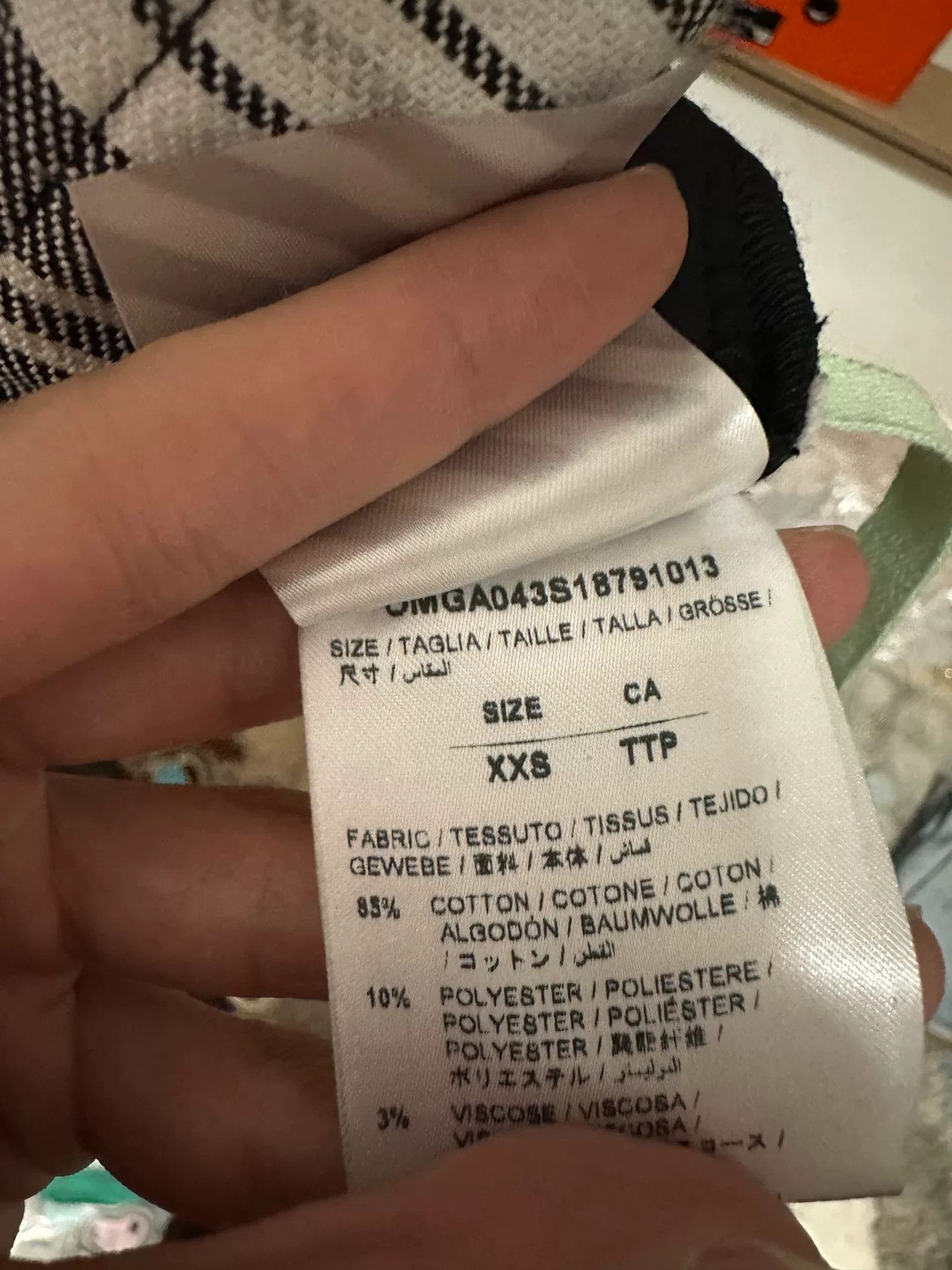 Off-White OFF-WHITE Plaid Single-Breasted Cotton Coat Size XXS / US 00 / IT 34 - 3 Thumbnail