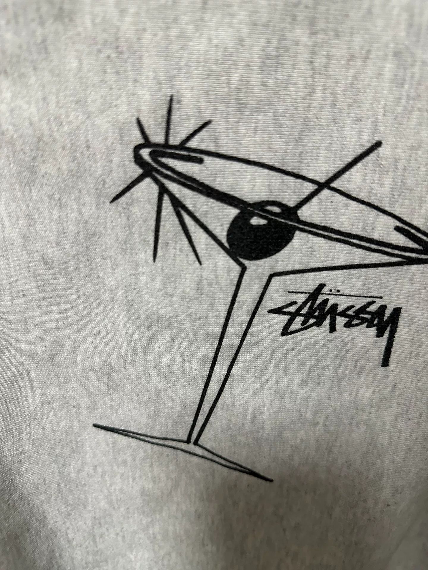 Stussy Stussy Martini Glass Logo Crewneck Sweatshirt Size US L / EU 52-54 / 3 - 3 Thumbnail