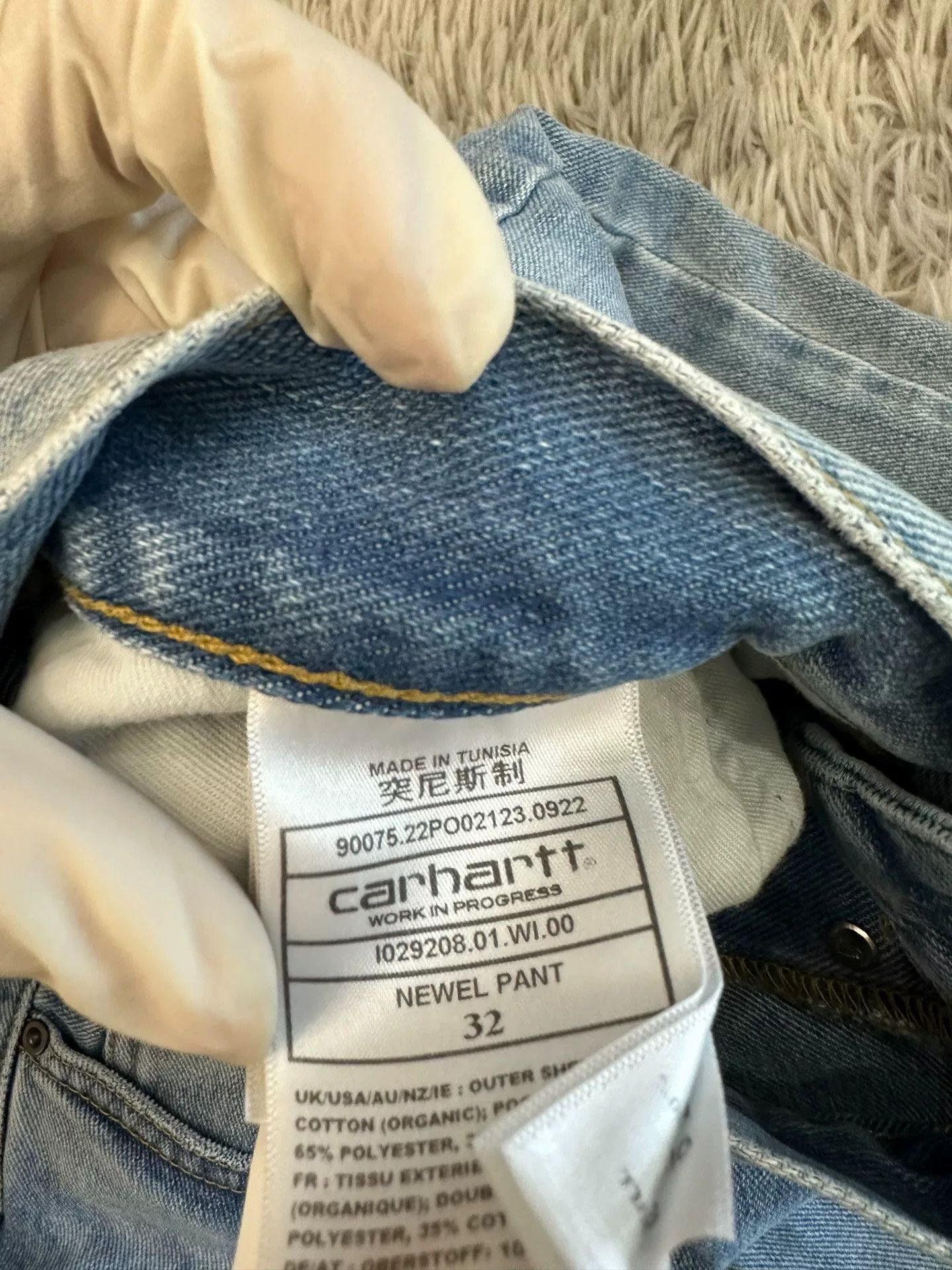 Carhartt Carhartt Blue Washed Jeans Size US 32 / EU 48 - 5 Thumbnail
