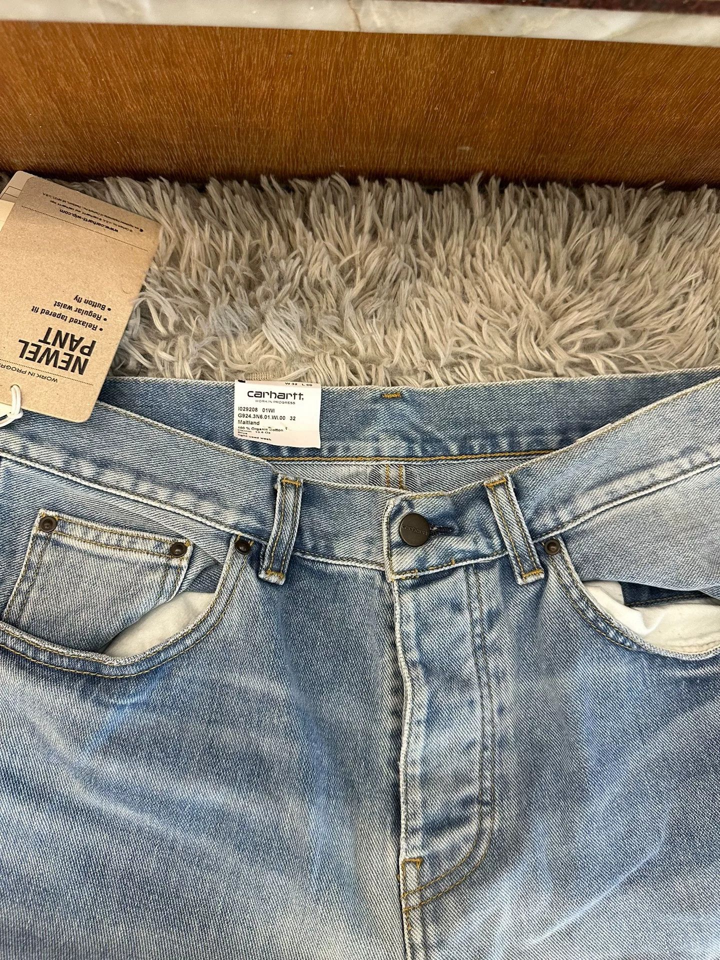Carhartt Carhartt Blue Washed Jeans Size US 32 / EU 48 - 3 Thumbnail