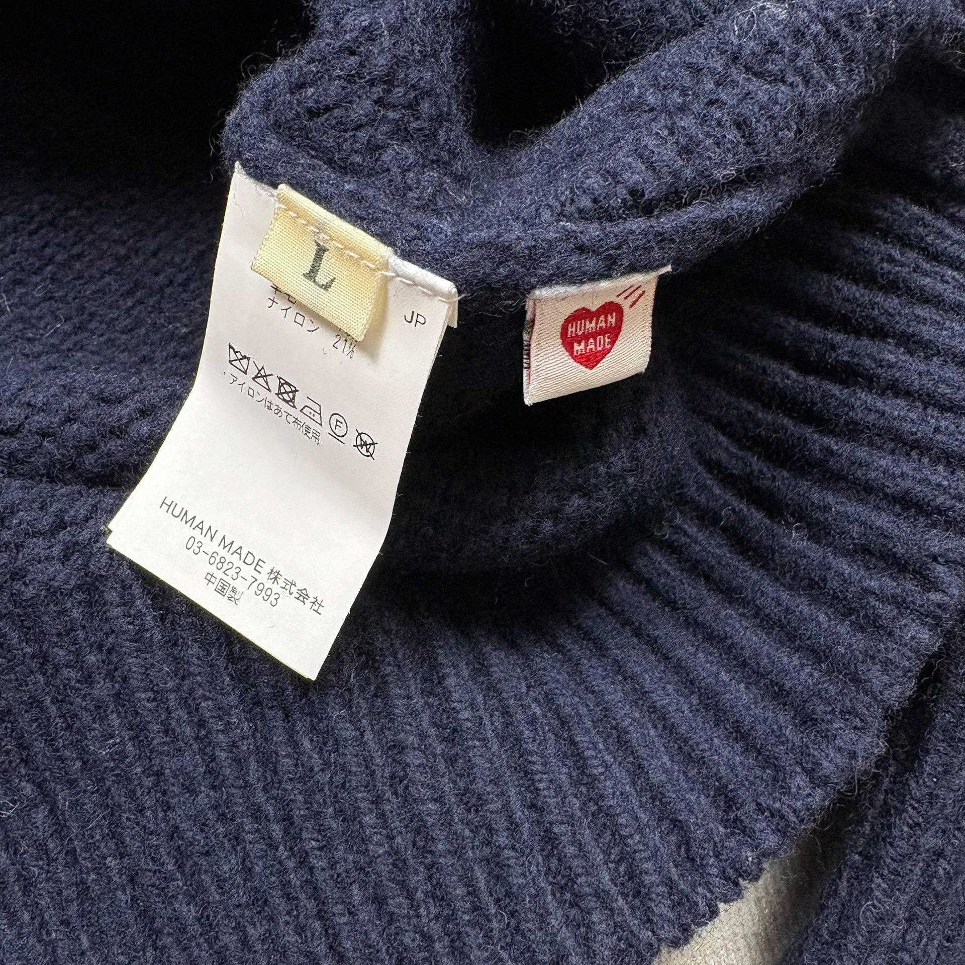 Human Made HUMAN MADE 25AW Wool Knit Sweater Size US L / EU 52-54 / 3 - 5 Thumbnail