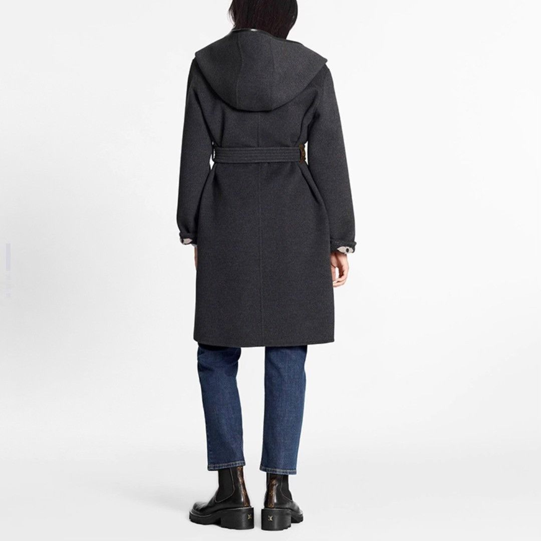 Louis Vuitton Louis Vuitton Wrap Hooded Belted Coat Size S / US 4 / IT 40 - 3 Thumbnail
