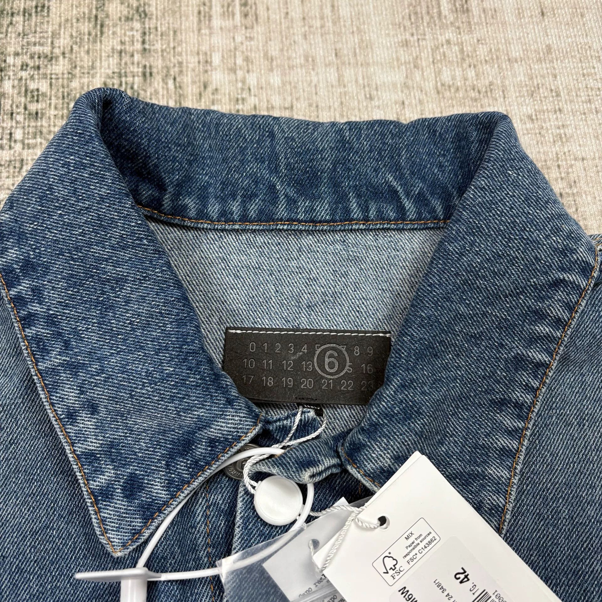 MM6 MM6 Maison Margiela SS24 Denim Jacket Women's Size M / US 6-8 / IT 42-44 - 2 Thumbnail