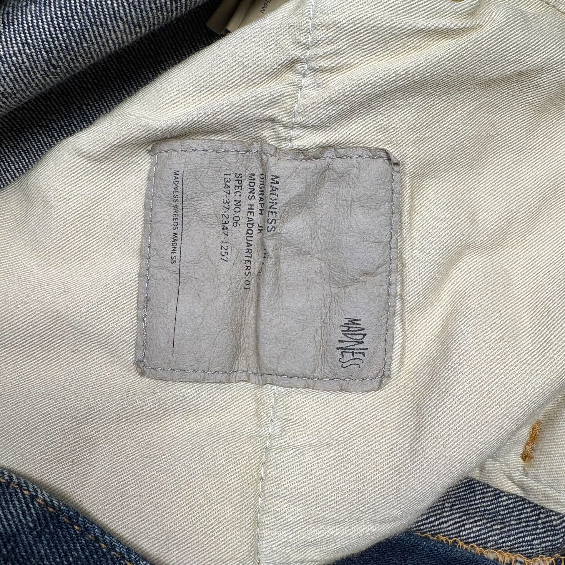 Madness MADNESS VINTAGE DENIM M2 REGULAR Size US 30 / EU 46 - 4 Thumbnail