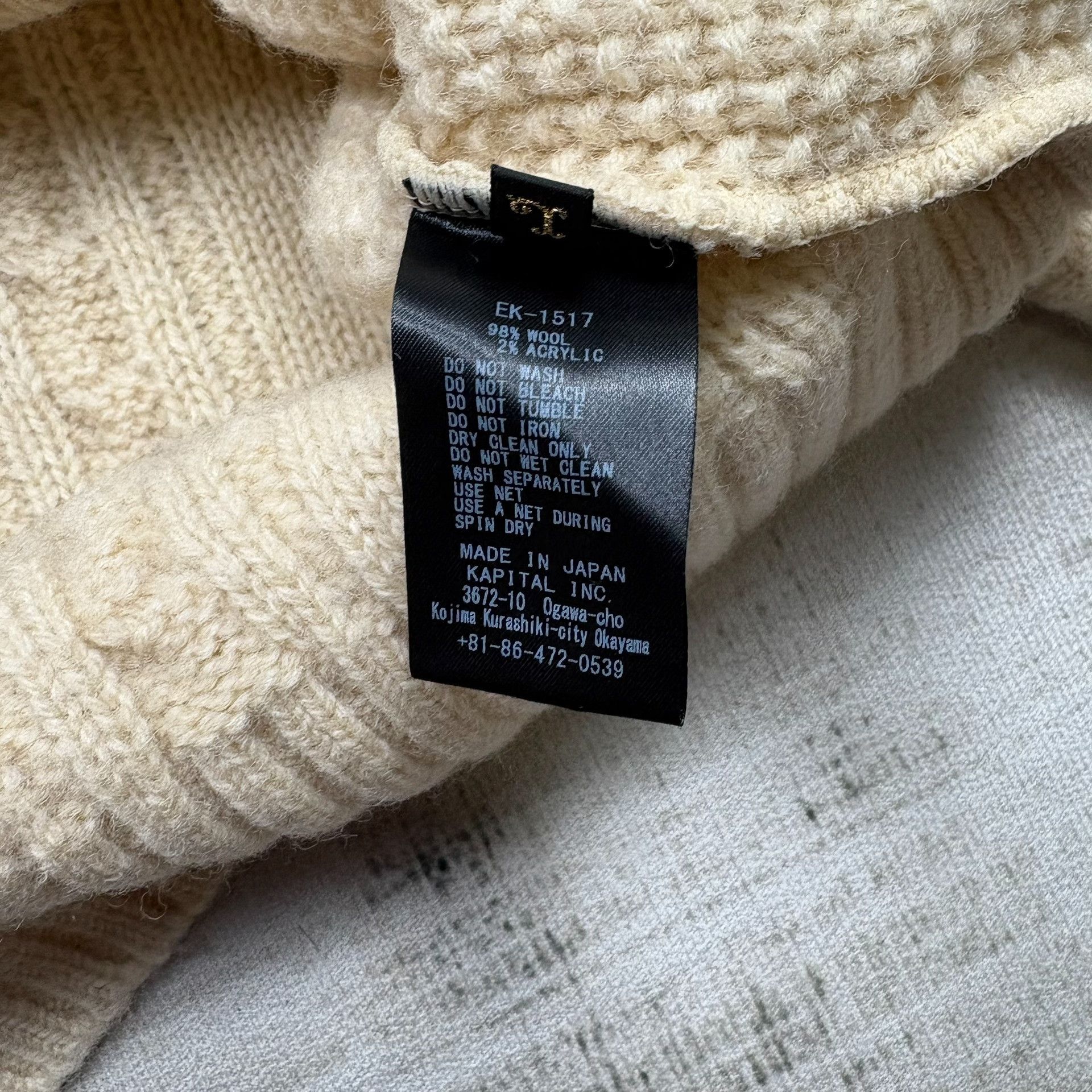 Kapital KAPITAL Made in Japan Smiley Wool Sweater Size US L / EU 52-54 / 3 - 7 Thumbnail