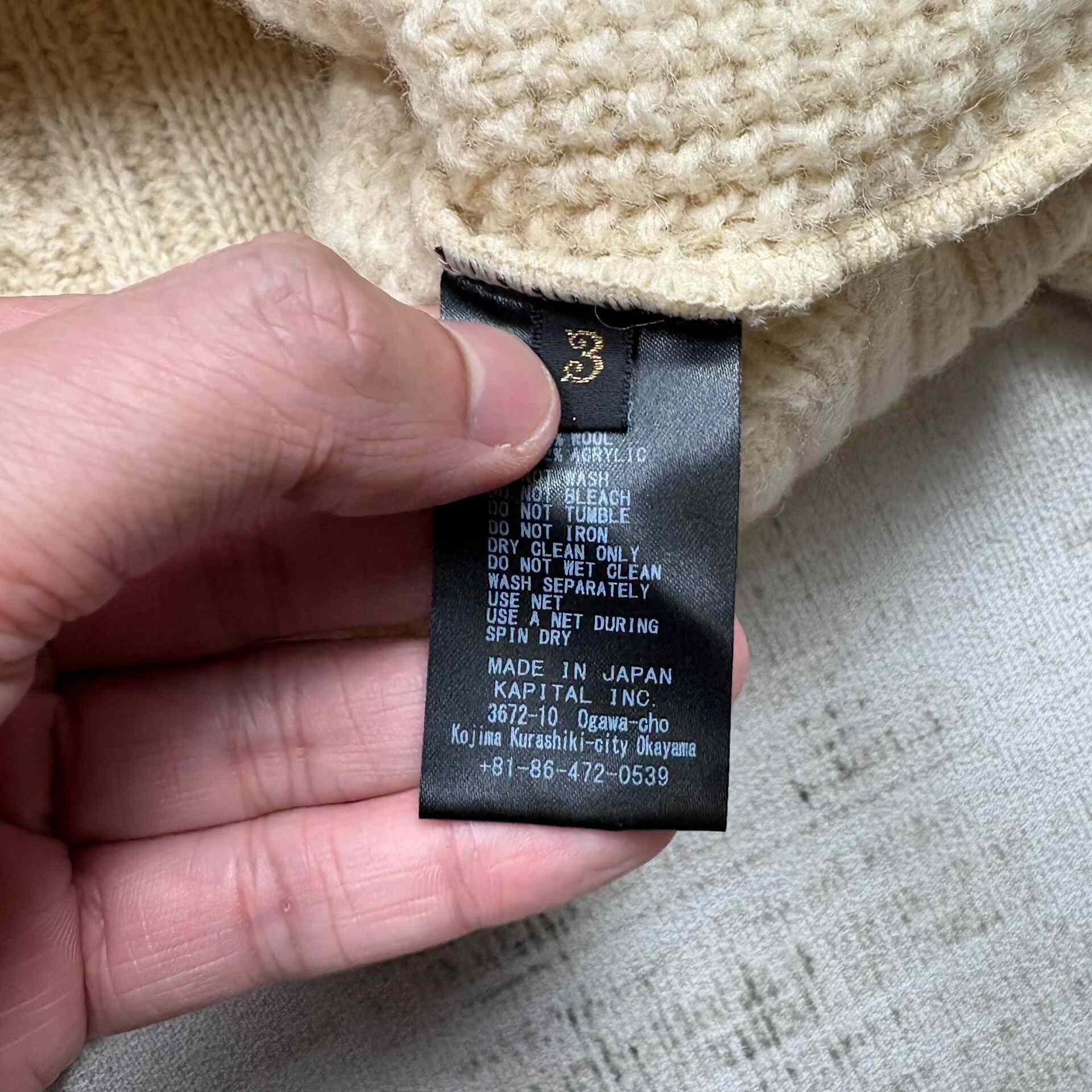 Kapital KAPITAL Made in Japan Smiley Wool Sweater Size US L / EU 52-54 / 3 - 6 Thumbnail