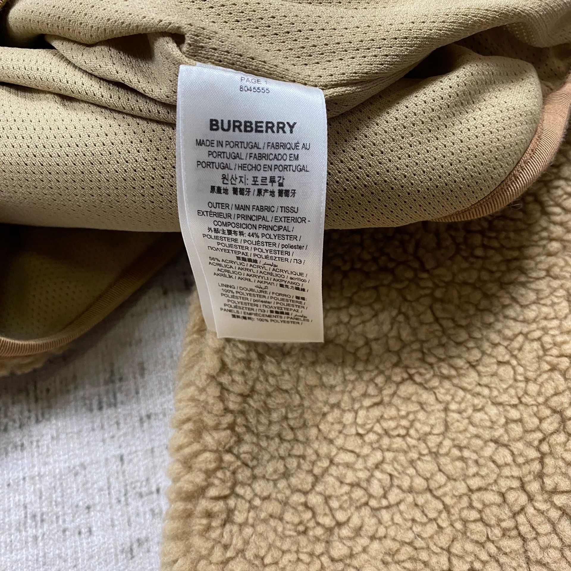 Burberry Burberry Unisex Shearling Jacket Size US XS / EU 42 / 0 - 7 Thumbnail