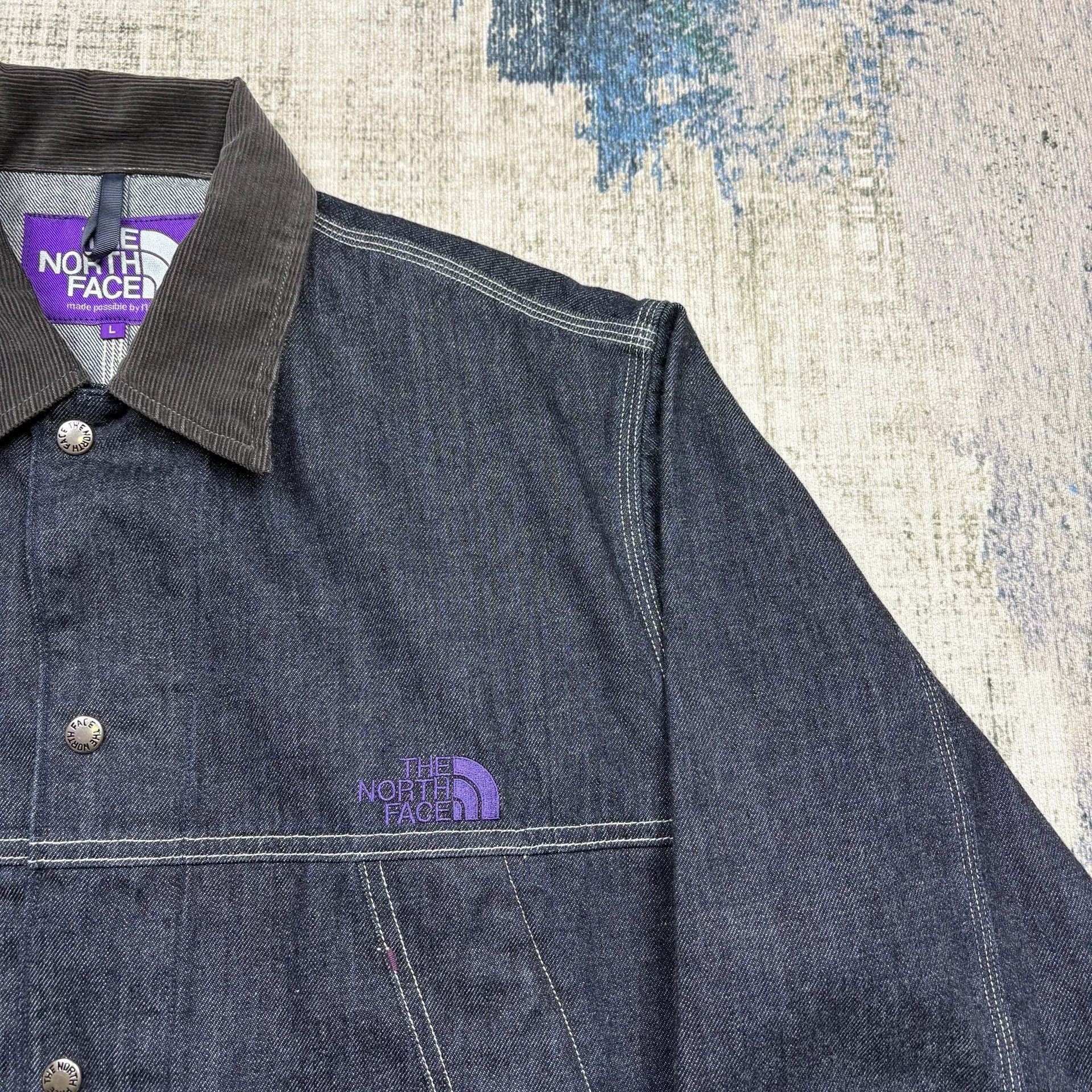 The North Face Purple Label The North Face Denim Field Jacket Size US L / EU 52-54 / 3 - 4 Thumbnail