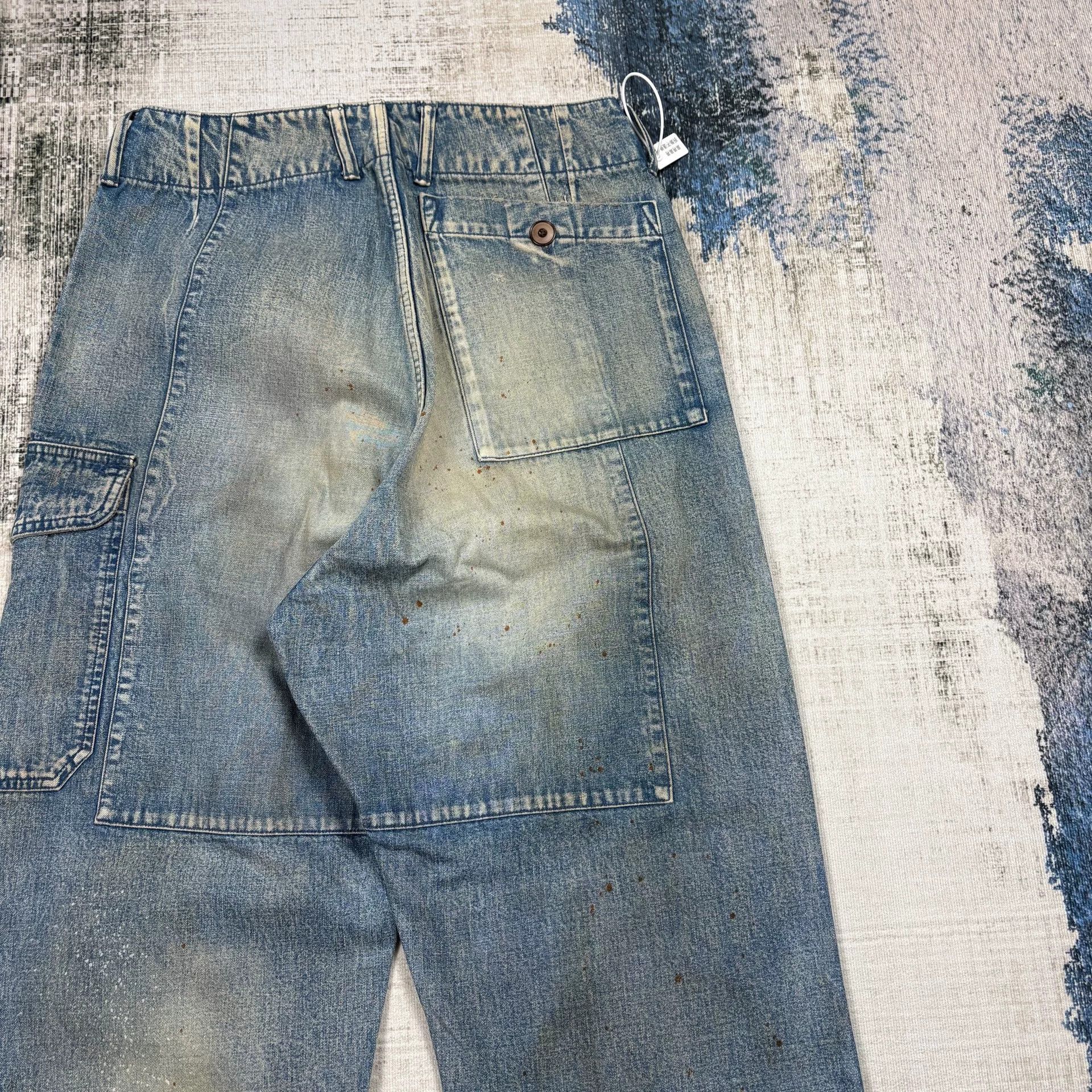 ANACHRONORM ANACHRONORM Japanese Washed Denim Jeans Size US 32 / EU 48 - 8 Thumbnail