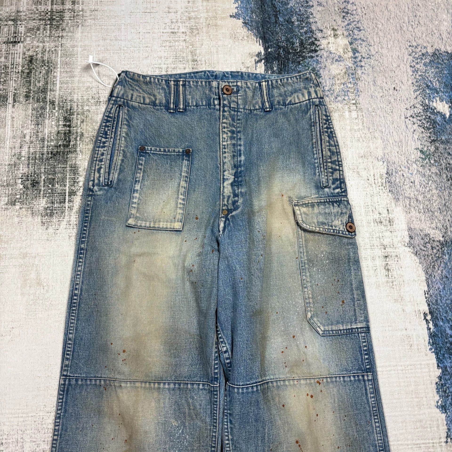 ANACHRONORM ANACHRONORM Japanese Washed Denim Jeans Size US 32 / EU 48 - 3 Thumbnail