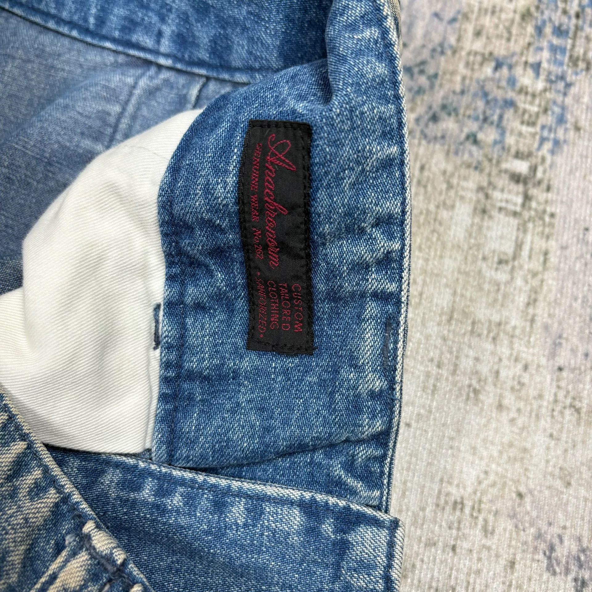 ANACHRONORM ANACHRONORM Japanese Washed Denim Jeans Size US 32 / EU 48 - 4 Thumbnail
