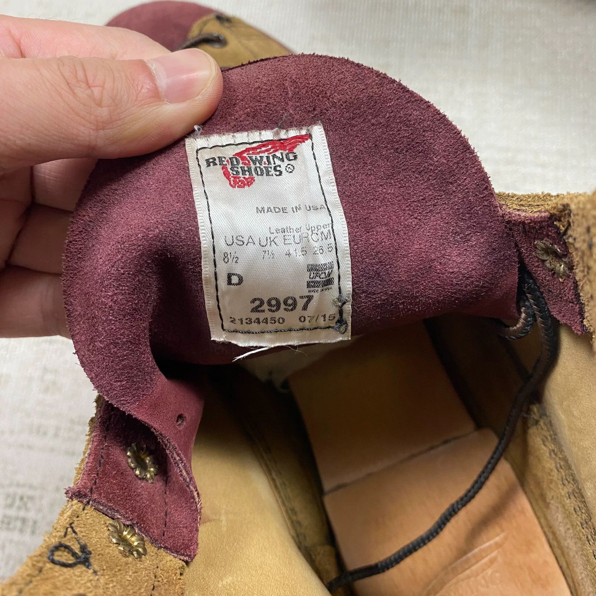 Red Wing Redwing 2997 Work Boots Size US 8.5 / EU 41-42 - 5 Thumbnail