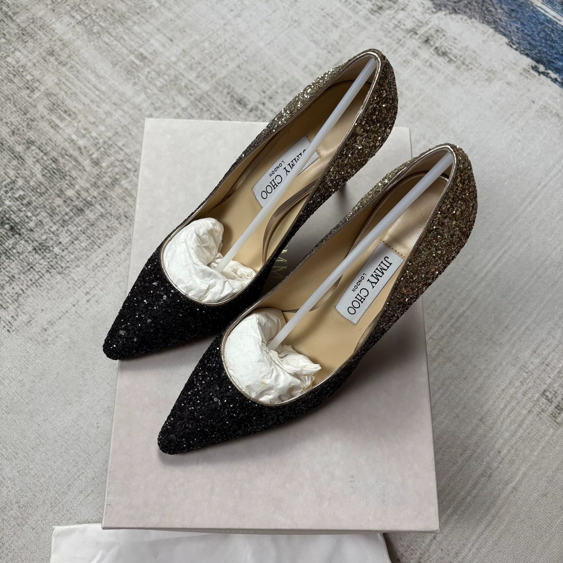 Jimmy Choo Jimmy Choo ROMY 10cm Stiletto Heels Women's Size US 6.5 / IT 36.5 - 2 Thumbnail