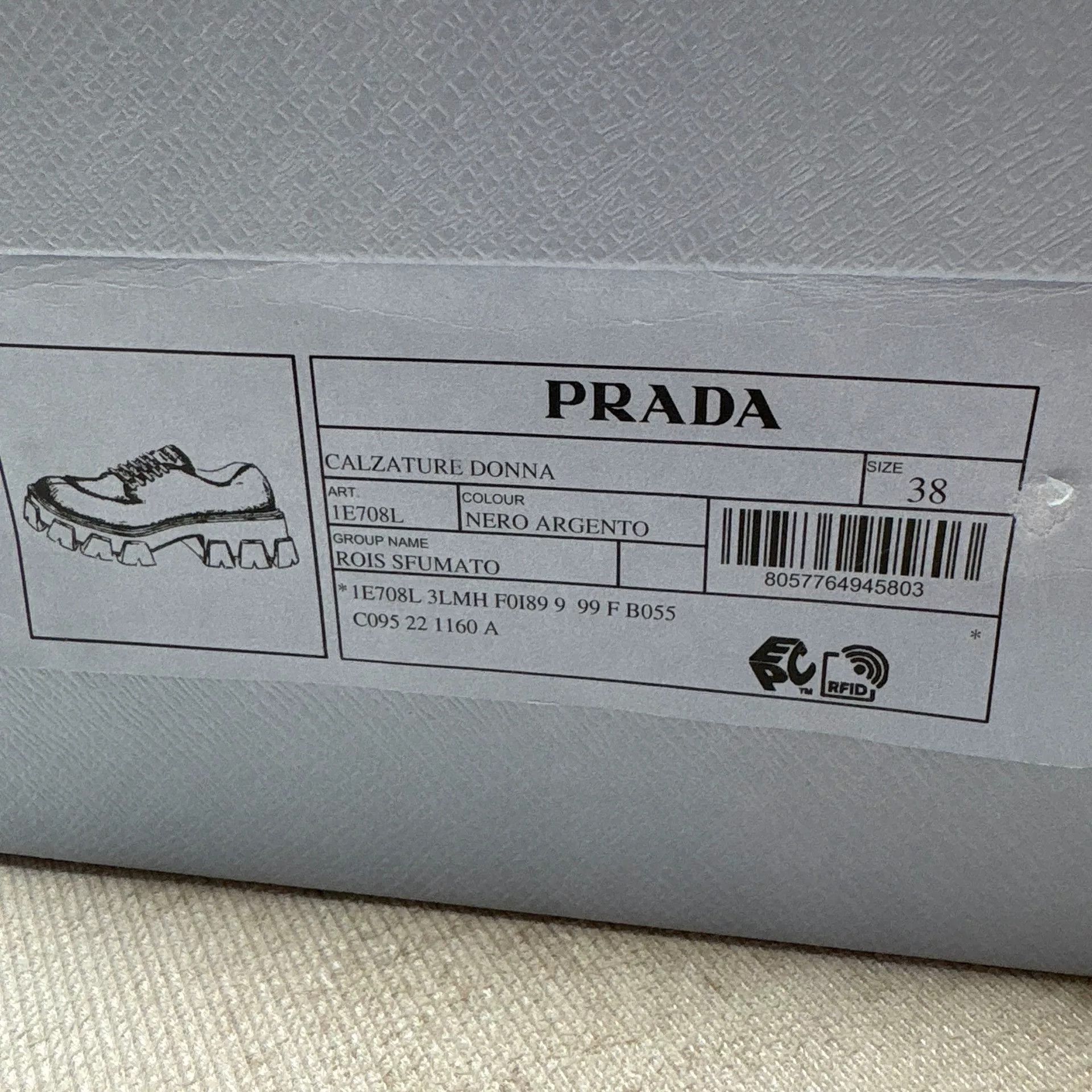 Prada PRADA Women's Platform Loafers Size US 7 / IT 37 - 8 Thumbnail