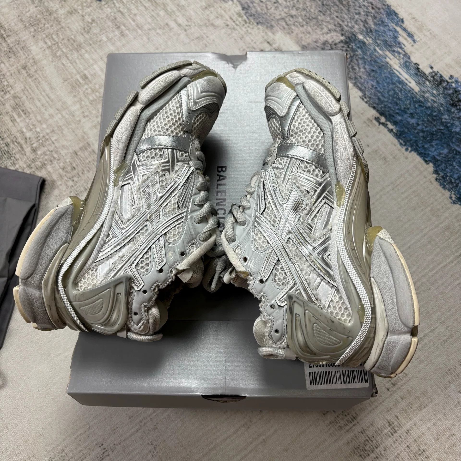 Balenciaga Balenciaga Runner Low-Top Gray Women's Sneakers Size US 5 / IT 35 - 4 Thumbnail
