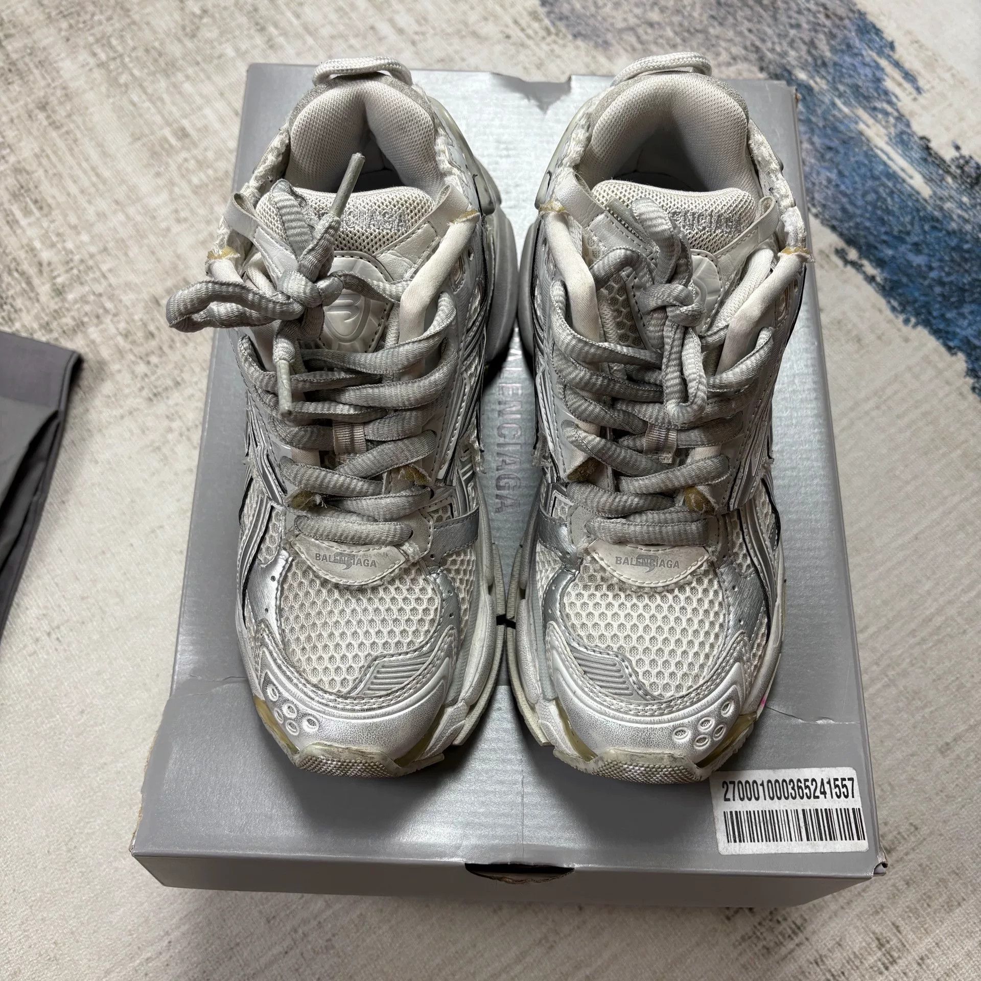 Balenciaga Balenciaga Runner Low-Top Gray Women's Sneakers Size US 5 / IT 35 - 2 Thumbnail