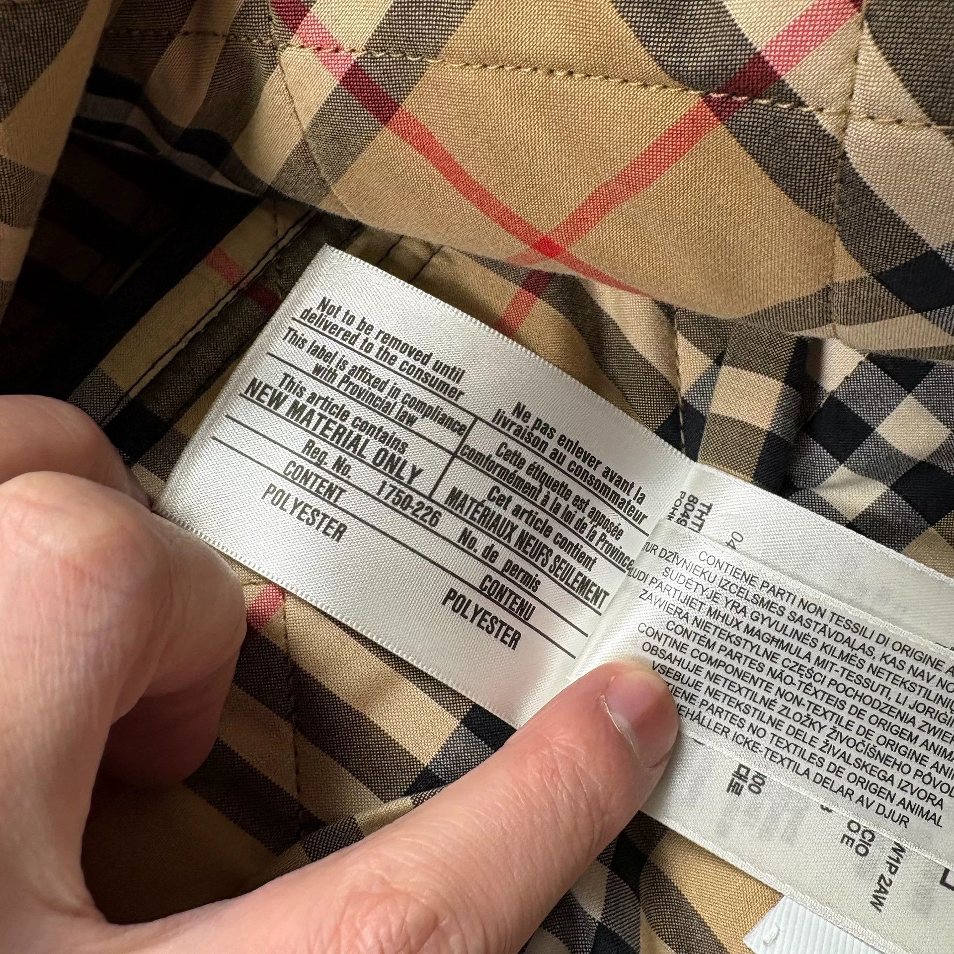 Burberry Burberry Padded Check Vest Size US S / EU 44-46 / 1 - 5 Thumbnail