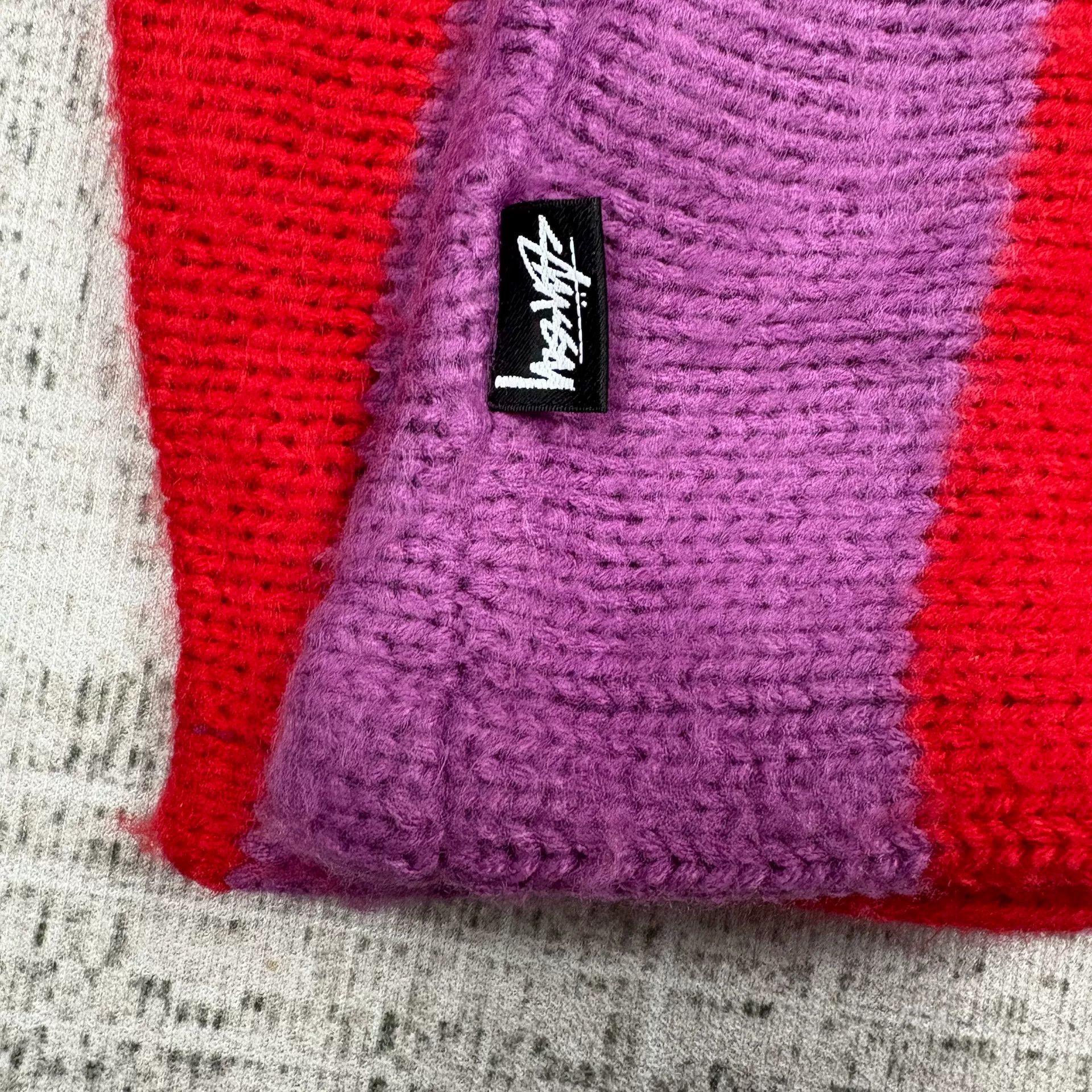 Stussy Stussy FW23 Stripe Brushed Cardigan Size US L / EU 52-54 / 3 - 7 Thumbnail
