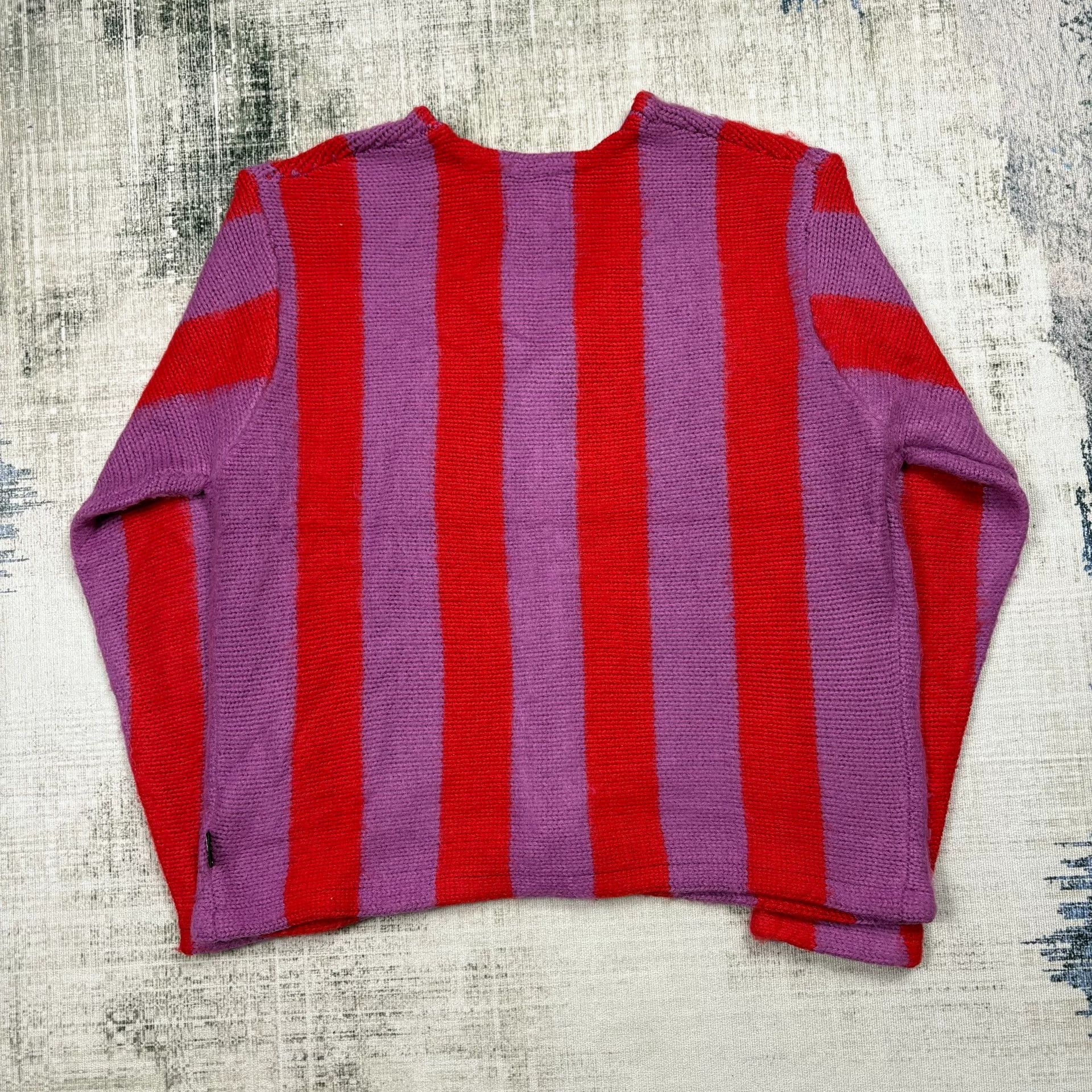 Stussy Stussy FW23 Stripe Brushed Cardigan Size US L / EU 52-54 / 3 - 6 Thumbnail