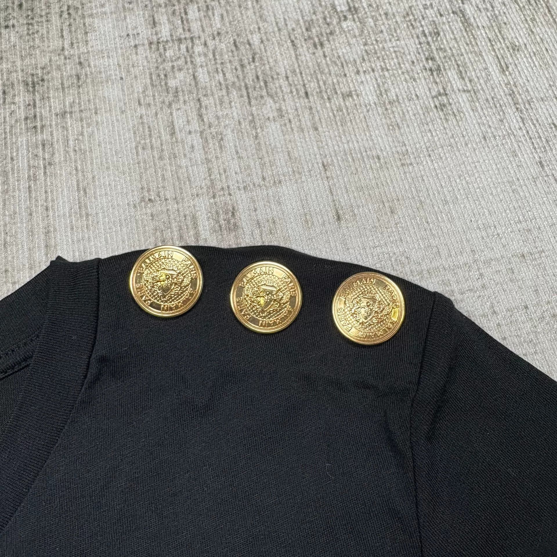 Balmain BALMAIN SS22 Logo Women's T-Shirt Size S / US 4 / IT 40 - 3 Thumbnail