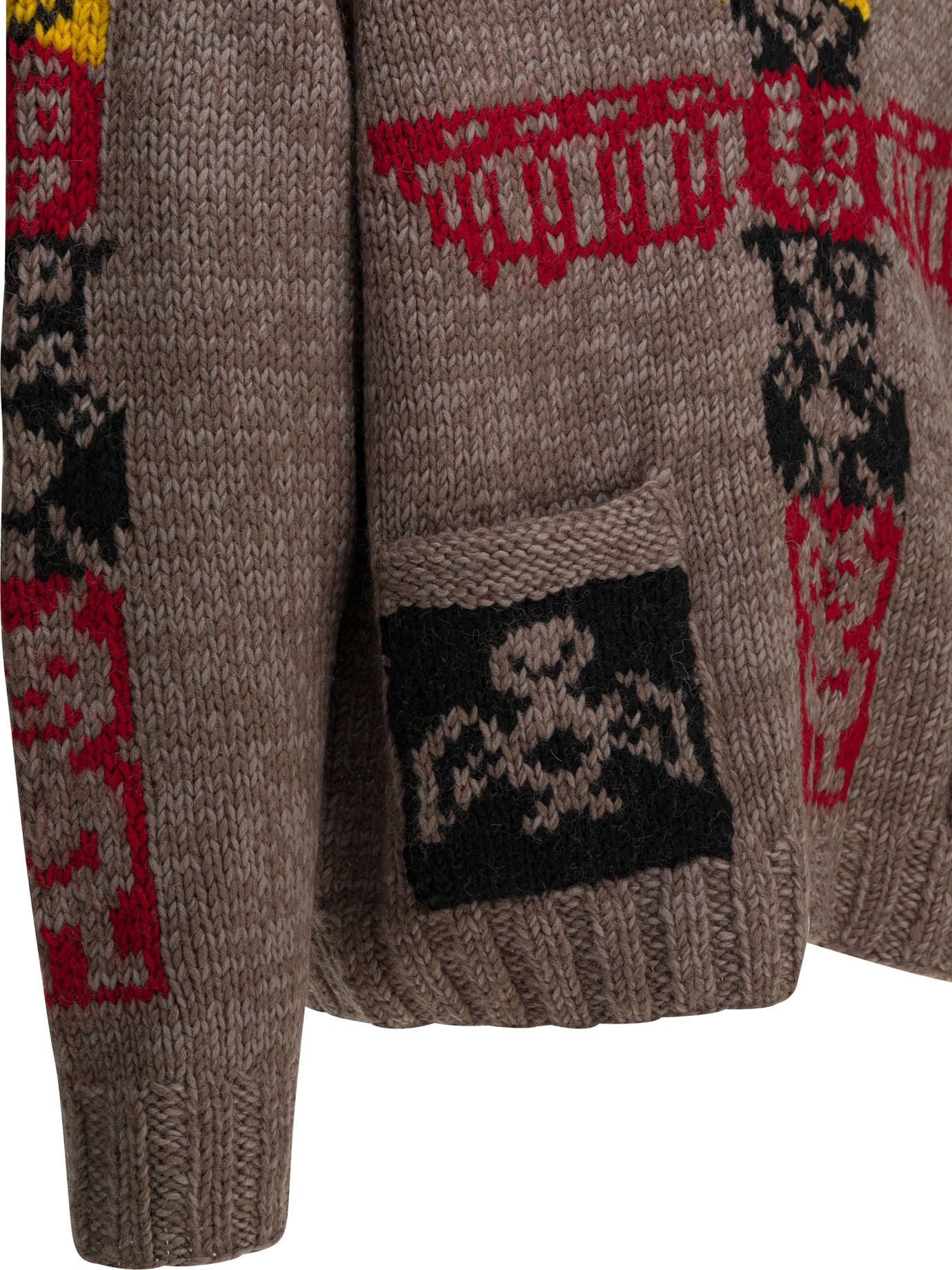 Kapital Kapital Peckish Totem Pole Zippered Sweater. tag size 3 Men - USA Duties Paid Size US L / EU 52-54 / 3 - 4 Thumbnail