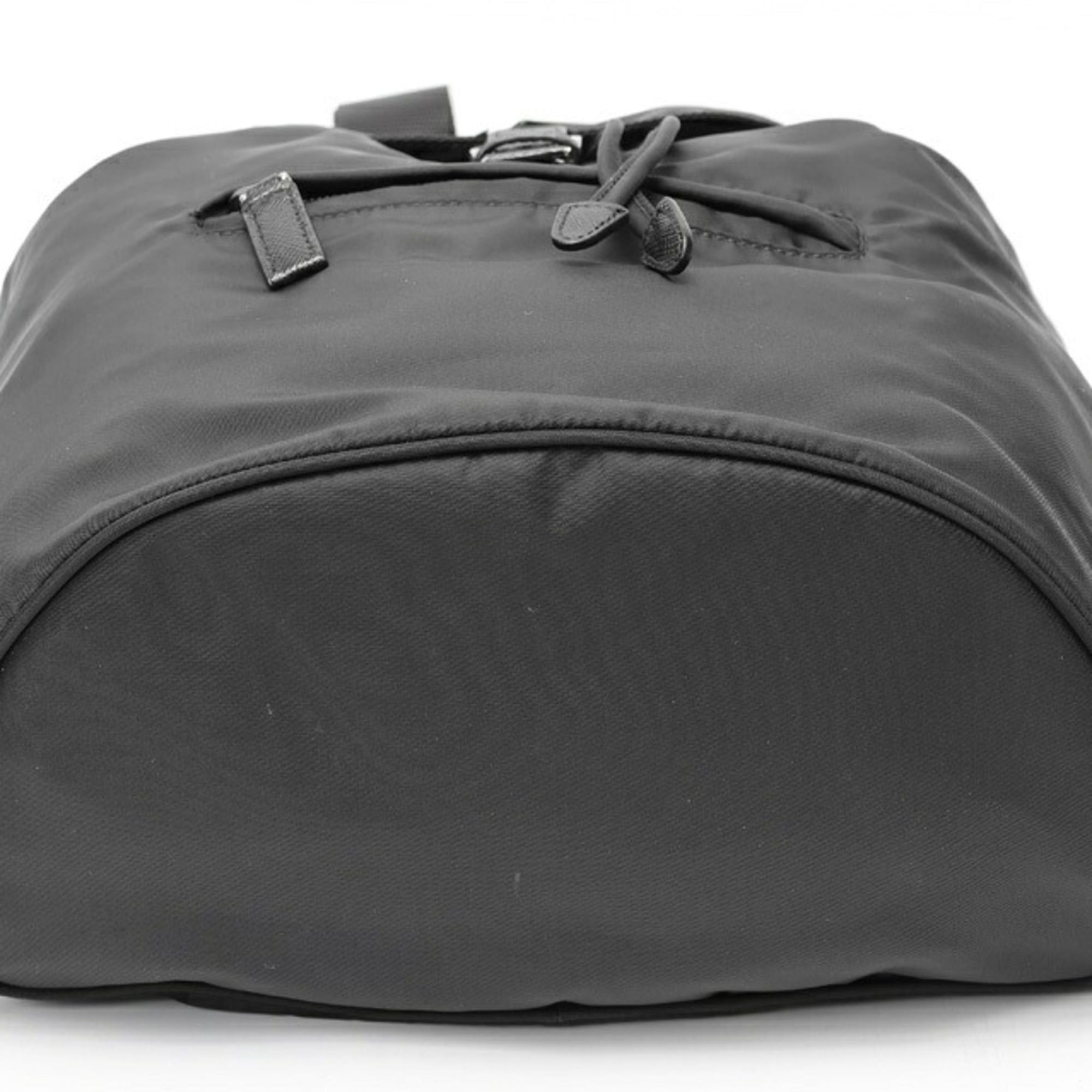 Prada Prada Backpack 1BZ032 in Nylon and Saffiano Leather, Black Size ONE SIZE - 4 Thumbnail