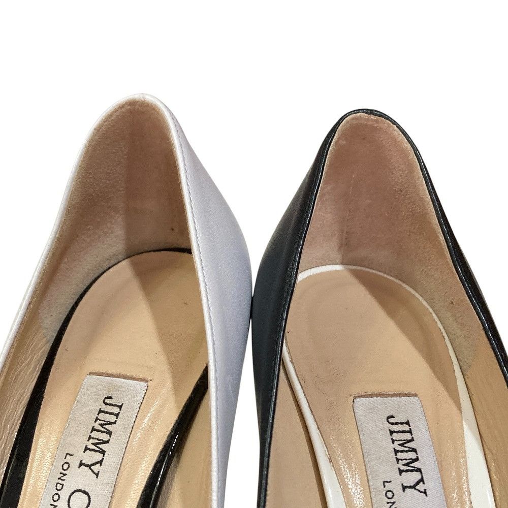 Jimmy Choo Jimmy Choo JIMMY CHOO Pointed Toe Pumps Leather Shoes DUTY FREE for USA Size ONE SIZE - 7 Thumbnail