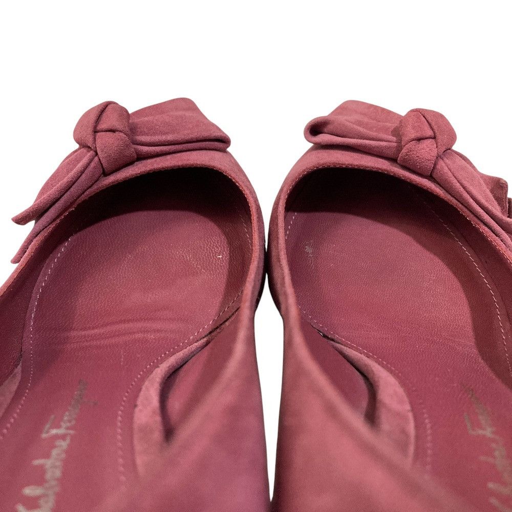 Salvatore Ferragamo Salvatore Ferragamo Salvatore Ferragamo Suede Ribbon Pointed Toe Pumps Leather Shoes DUTY FREE for USA Size ONE SIZE - 15 Thumbnail