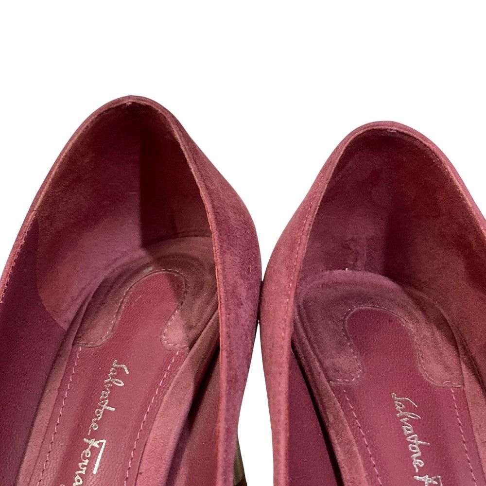 Salvatore Ferragamo Salvatore Ferragamo Salvatore Ferragamo Suede Ribbon Pointed Toe Pumps Leather Shoes DUTY FREE for USA Size ONE SIZE - 13 Thumbnail