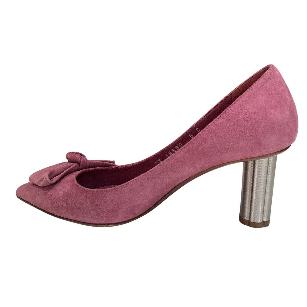 Salvatore Ferragamo Salvatore Ferragamo Salvatore Ferragamo Suede Ribbon Pointed Toe Pumps Leather Shoes DUTY FREE for USA Size ONE SIZE - 7 Thumbnail