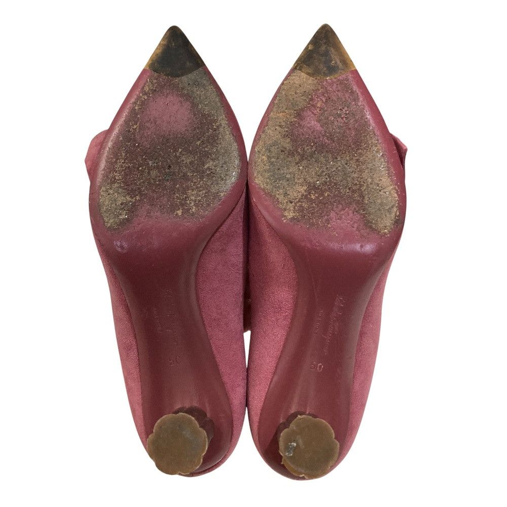 Salvatore Ferragamo Salvatore Ferragamo Salvatore Ferragamo Suede Ribbon Pointed Toe Pumps Leather Shoes DUTY FREE for USA Size ONE SIZE - 17 Thumbnail
