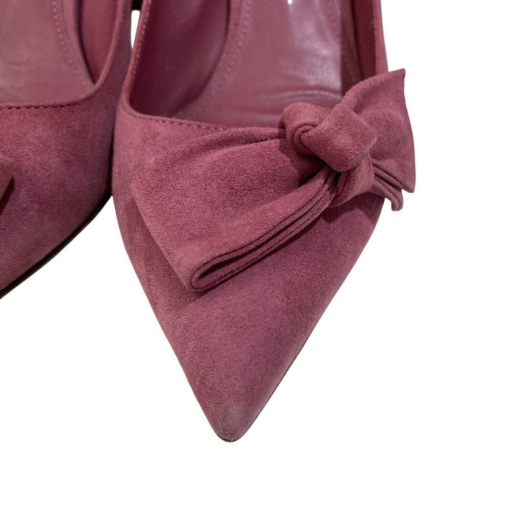 Salvatore Ferragamo Salvatore Ferragamo Salvatore Ferragamo Suede Ribbon Pointed Toe Pumps Leather Shoes DUTY FREE for USA Size ONE SIZE - 4 Thumbnail