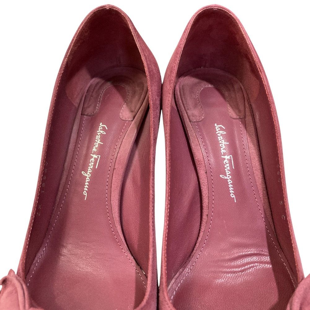 Salvatore Ferragamo Salvatore Ferragamo Salvatore Ferragamo Suede Ribbon Pointed Toe Pumps Leather Shoes DUTY FREE for USA Size ONE SIZE - 14 Thumbnail