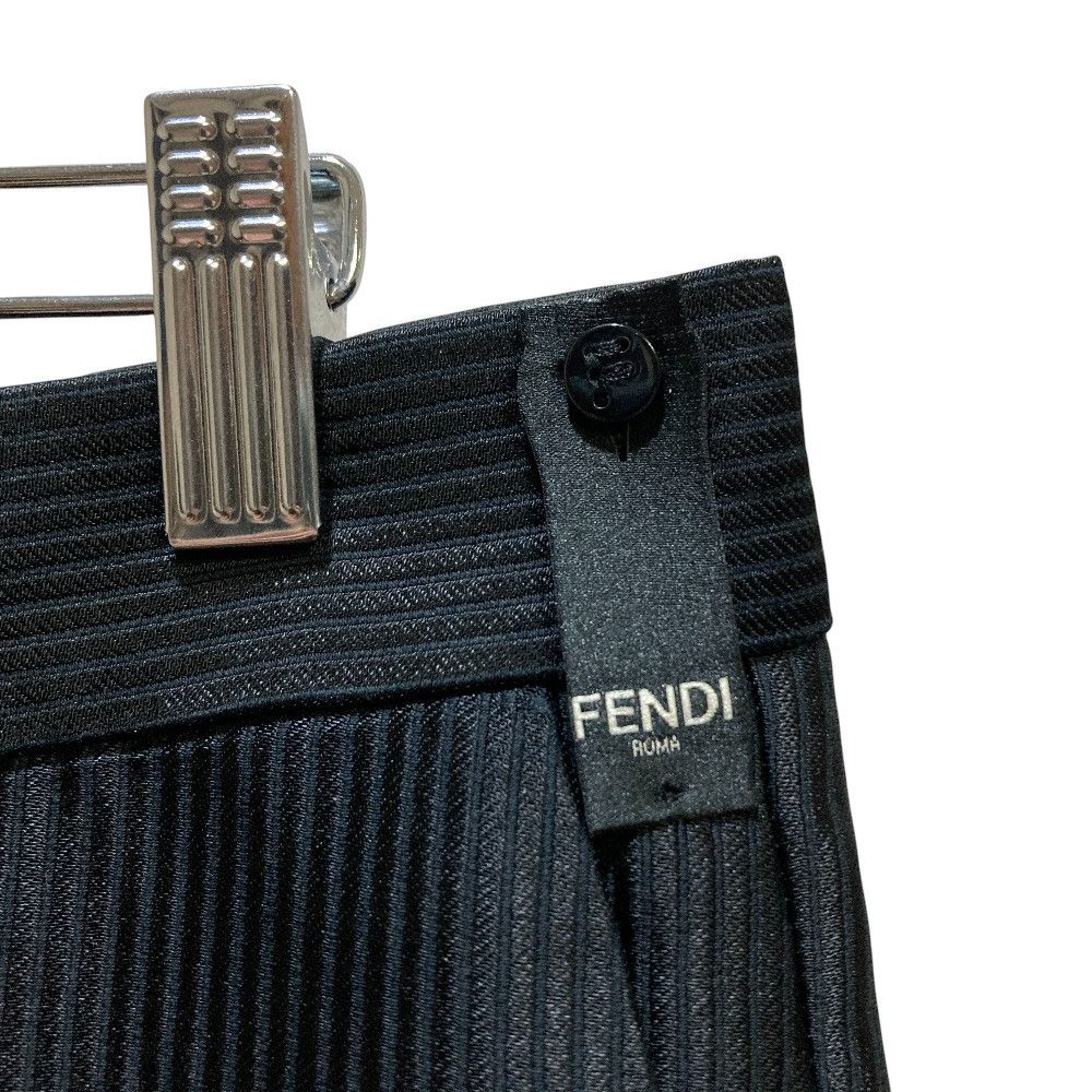 Fendi Fendi Fendi Stripe FF Logo Jacquard Slacks Textile Pants DUTY FREE for USA Size ONE SIZE - 3 Thumbnail