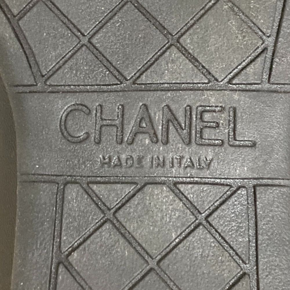 Chanel Chanel CHANEL Coco Mark Leather Sneakers Leather Shoes G25313 DUTY FREE for USA Size ONE SIZE - 6 Thumbnail