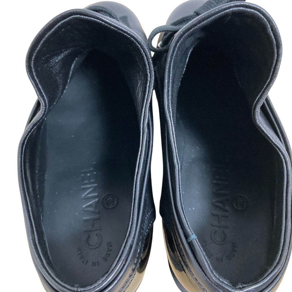 Chanel Chanel CHANEL Coco Mark Leather Sneakers Leather Shoes G25313 DUTY FREE for USA Size ONE SIZE - 4 Thumbnail