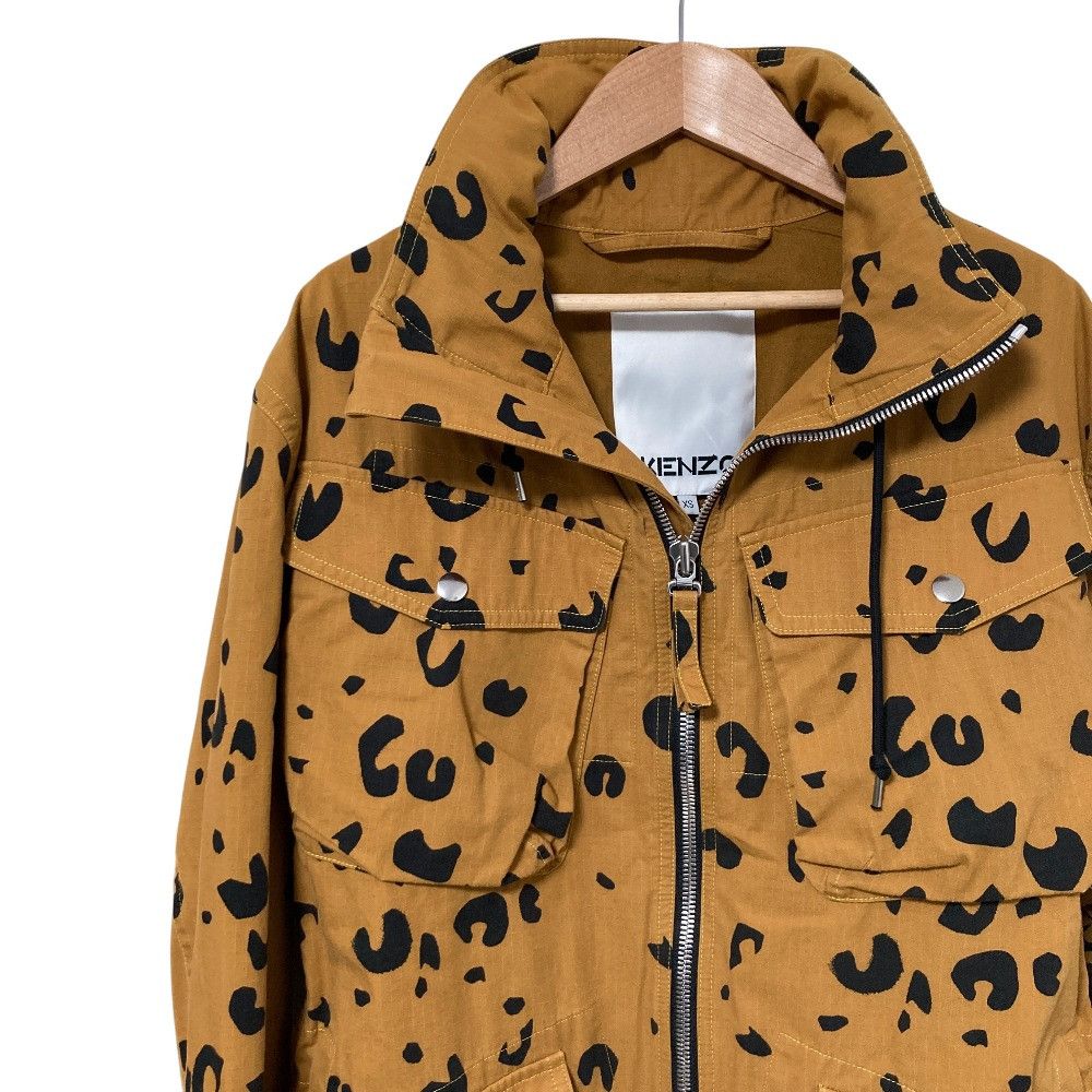 Kenzo Kenzo KENZO Leopard Military Jacket Textile Outerwear FB550U3009PB DUTY FREE for USA Size ONE SIZE - 3 Thumbnail