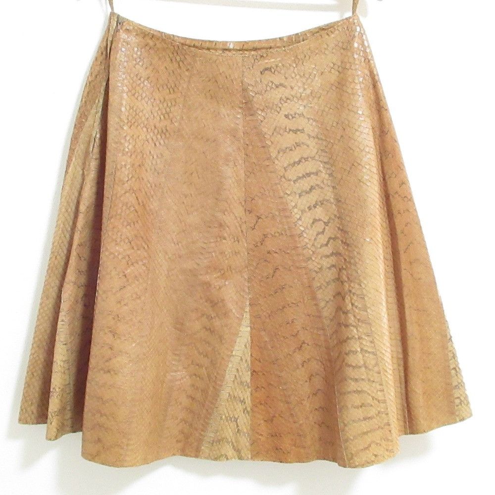 Miu Miu Miu Miu Miu Miu Python Leather Skirt Leather Skirts DUTY FREE for USA Size ONE SIZE - 2 Thumbnail