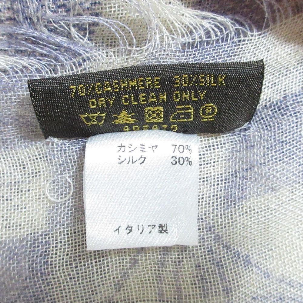 Louis Vuitton Louis Vuitton Louis Vuitton Etole Alize Damier Azur Stole Textile Shawl DUTY FREE for USA Size ONE SIZE - 8 Thumbnail