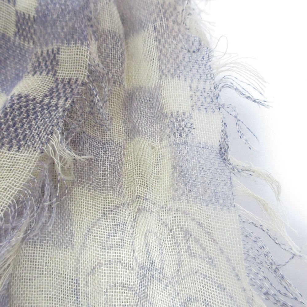 Louis Vuitton Louis Vuitton Louis Vuitton Etole Alize Damier Azur Stole Textile Shawl DUTY FREE for USA Size ONE SIZE - 14 Thumbnail