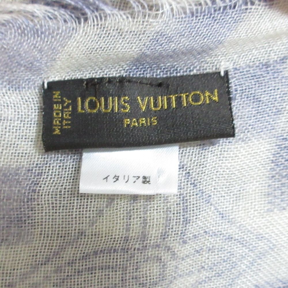 Louis Vuitton Louis Vuitton Louis Vuitton Etole Alize Damier Azur Stole Textile Shawl DUTY FREE for USA Size ONE SIZE - 7 Thumbnail