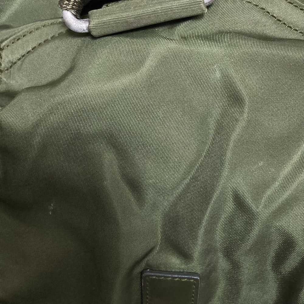 Prada Prada Prada Triangle Logo Plate Nylon Backpack Textile Backpack DUTY FREE for USA Size ONE SIZE - 9 Thumbnail