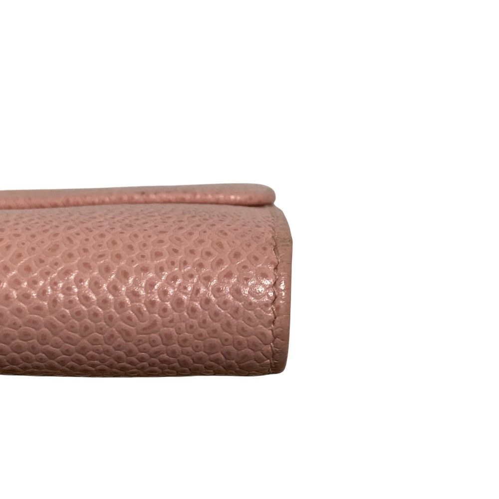 Chanel Chanel Chanel Coco Mark Caviar Skin Tri-fold Wallet Leather Short Wallet DUTY FREE for USA Size ONE SIZE - 10 Thumbnail