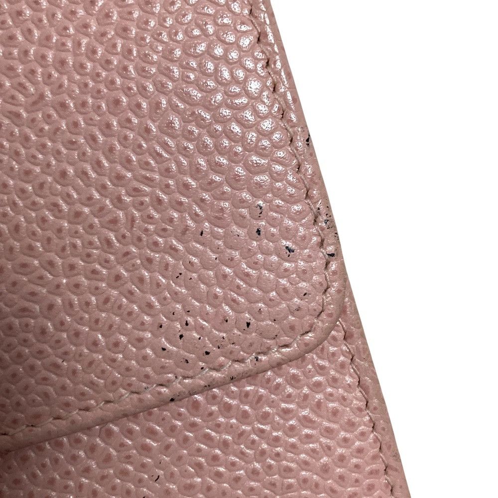 Chanel Chanel Chanel Coco Mark Caviar Skin Tri-fold Wallet Leather Short Wallet DUTY FREE for USA Size ONE SIZE - 12 Thumbnail